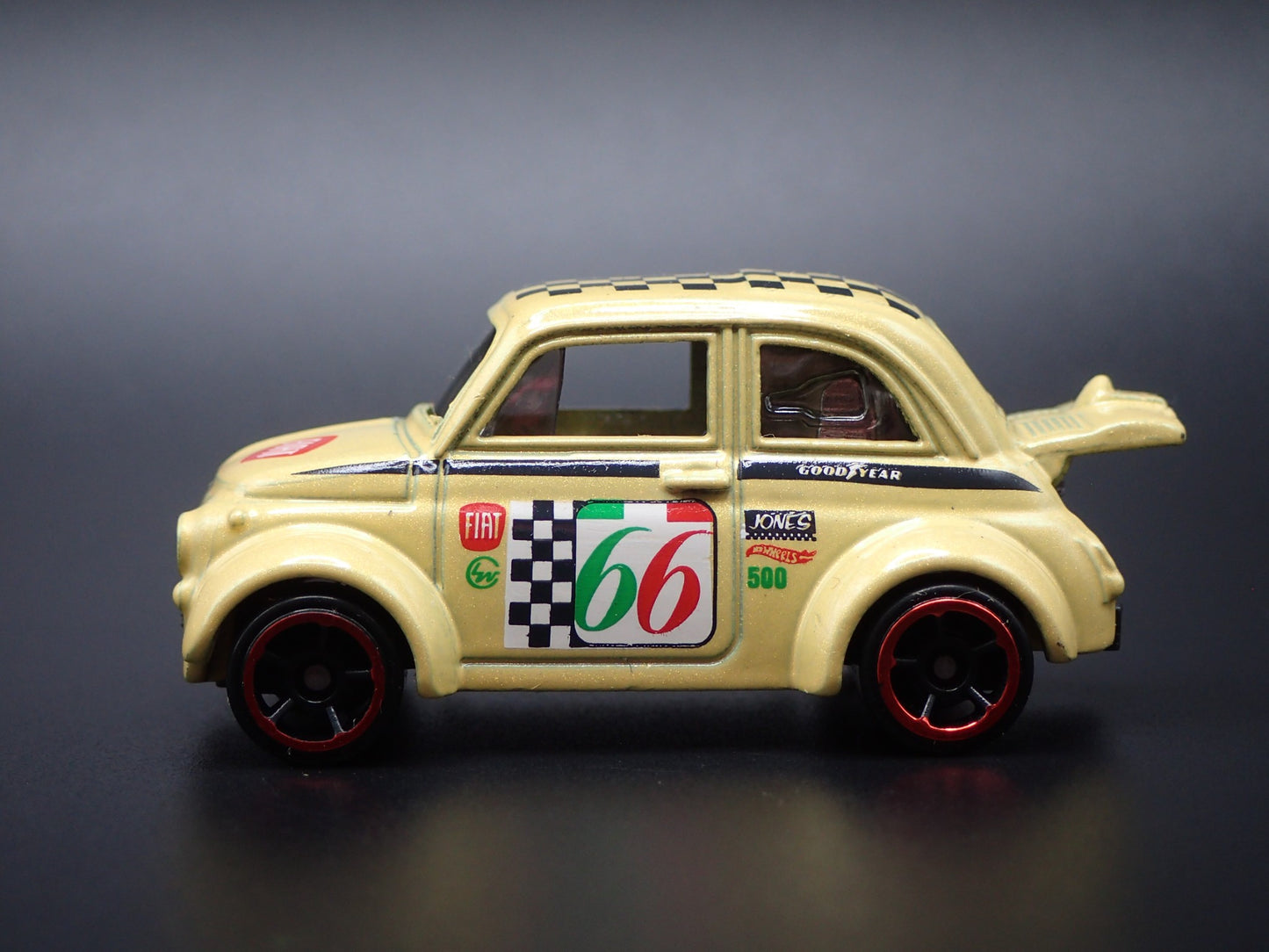 1960's FIAT 500D MODIFICADO 1/64 SCALE COLLECTIBLE DIORAMA DIECAST MODEL CAR