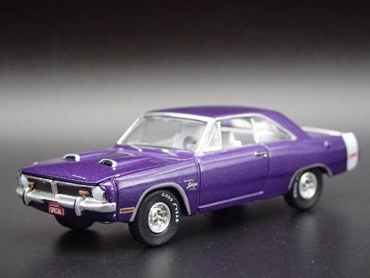 1971 71 DODGE DART SWINGER 340 SPECIAL RARE 1:64 SCALE DIORAMA DIECAST MODEL CAR-Burning Rubber Toy Company