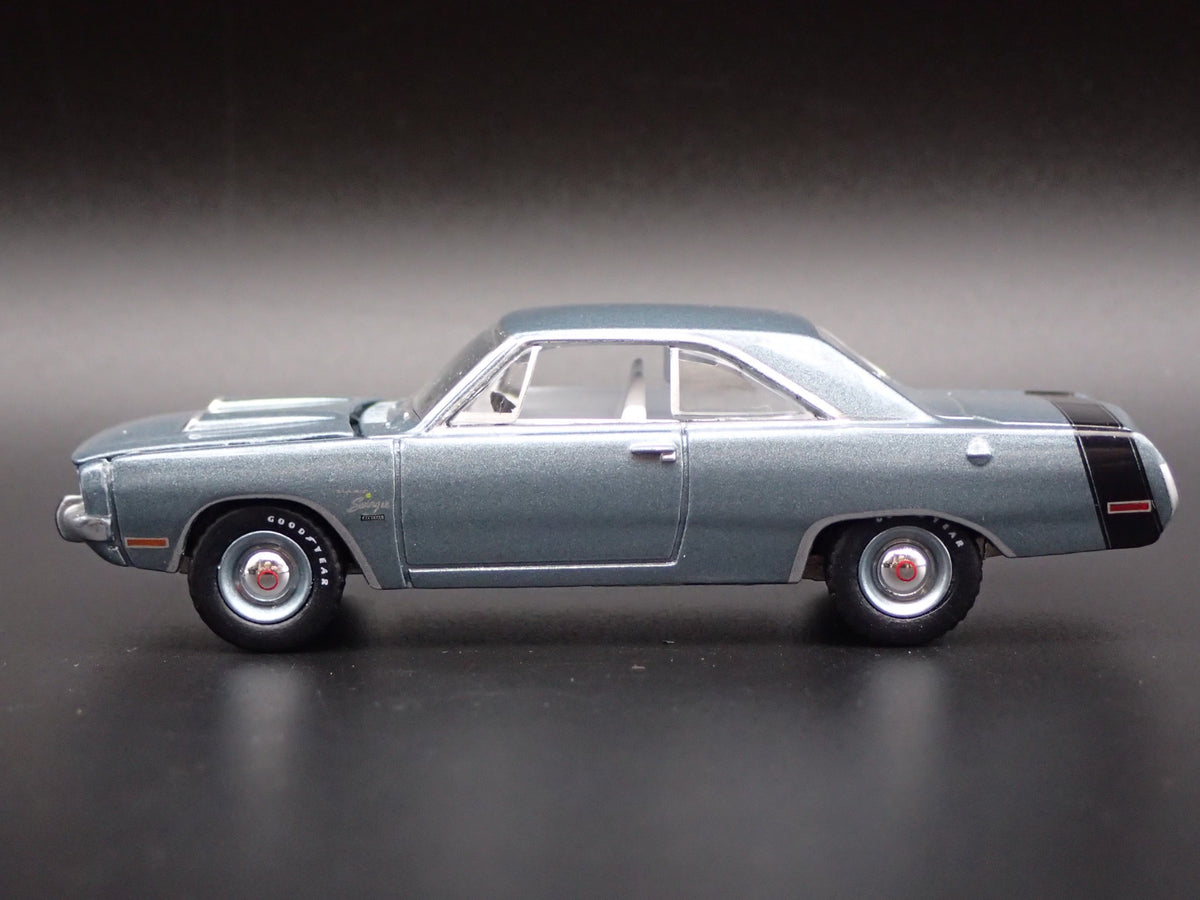 1971 71 DODGE DART SWINGER 340 SPECIAL RARE 1:64 SCALE DIORAMA DIECAST MODEL CAR-Burning Rubber Toy Company