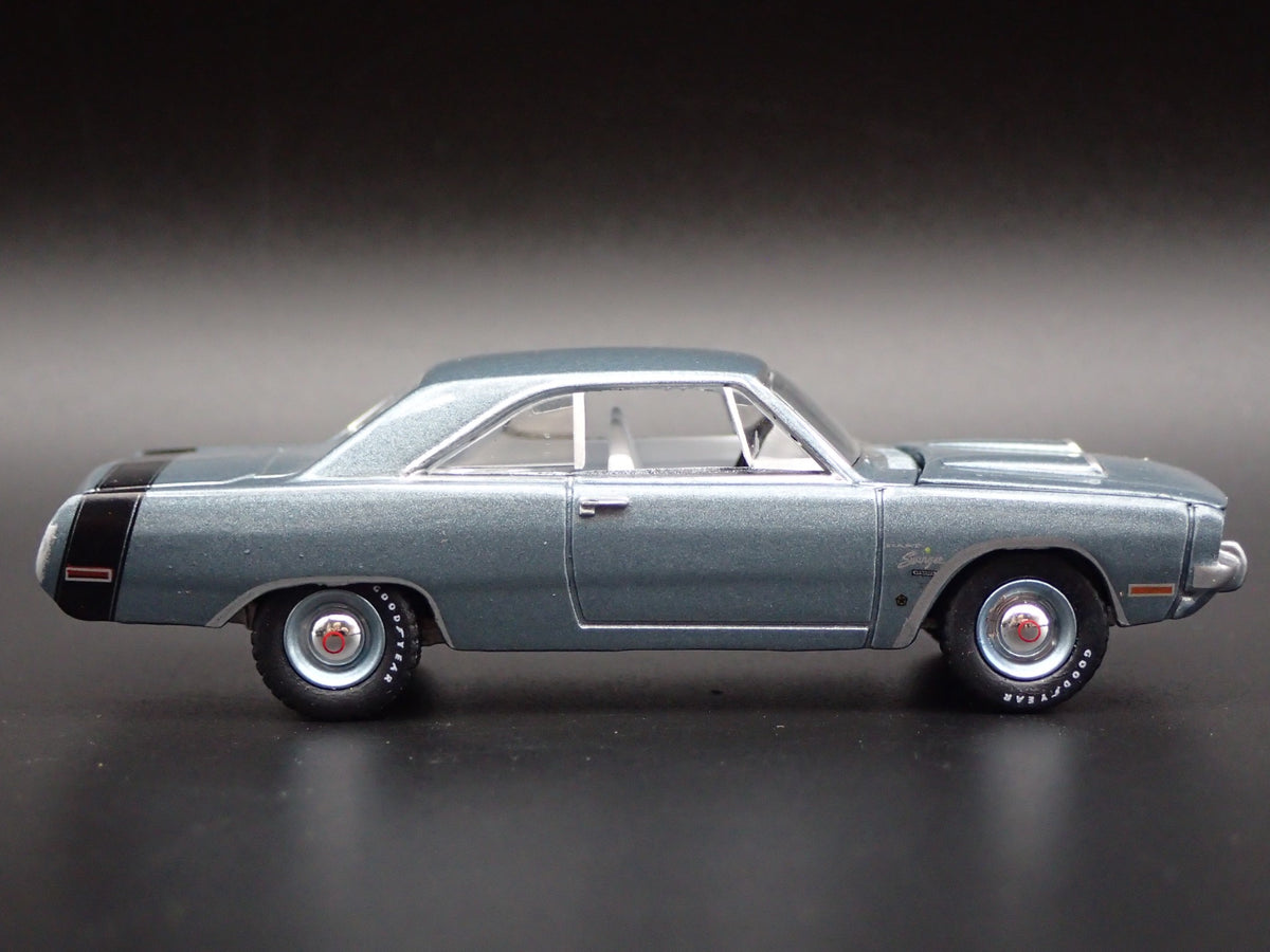 1971 71 DODGE DART SWINGER 340 SPECIAL RARE 1:64 SCALE DIORAMA DIECAST MODEL CAR-Burning Rubber Toy Company