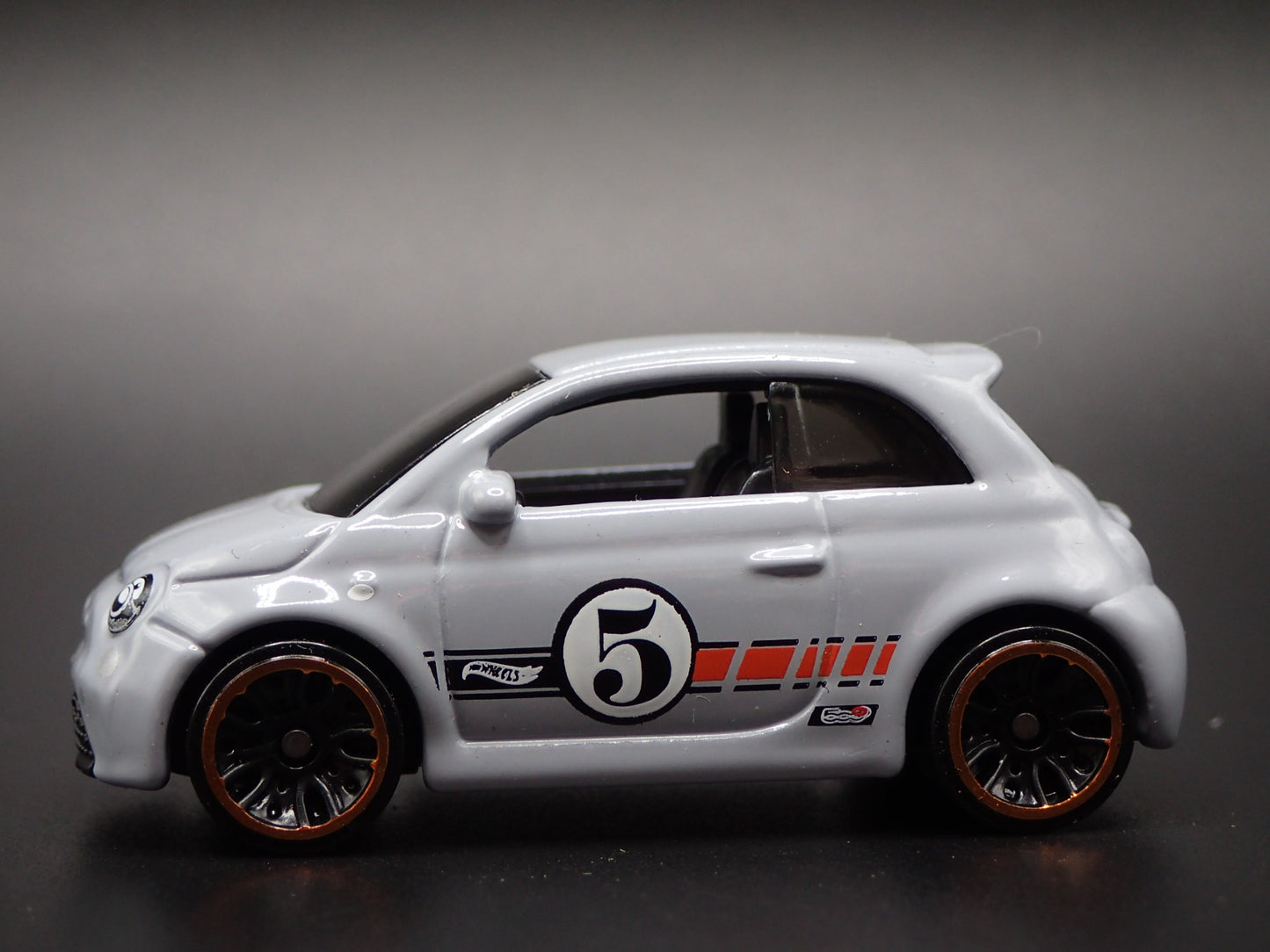 2020-2025 FIAT 500E 2 TWO DOOR GRAY 1/64 SCALE COLLECTIBLE DIECAST MODEL CAR