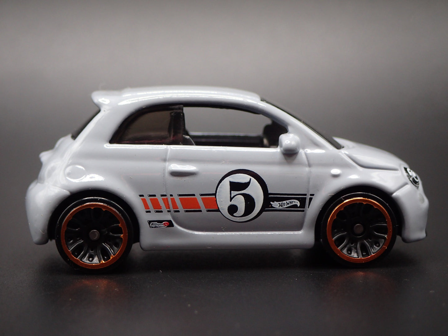 2020-2025 FIAT 500E 2 TWO DOOR GRAY 1/64 SCALE COLLECTIBLE DIECAST MODEL CAR