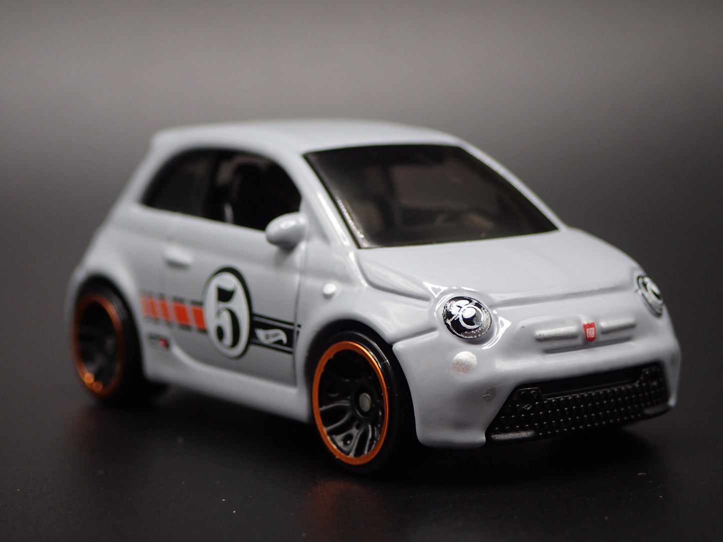 2020-2025 FIAT 500E 2 TWO DOOR GRAY 1/64 SCALE COLLECTIBLE DIECAST MODEL CAR