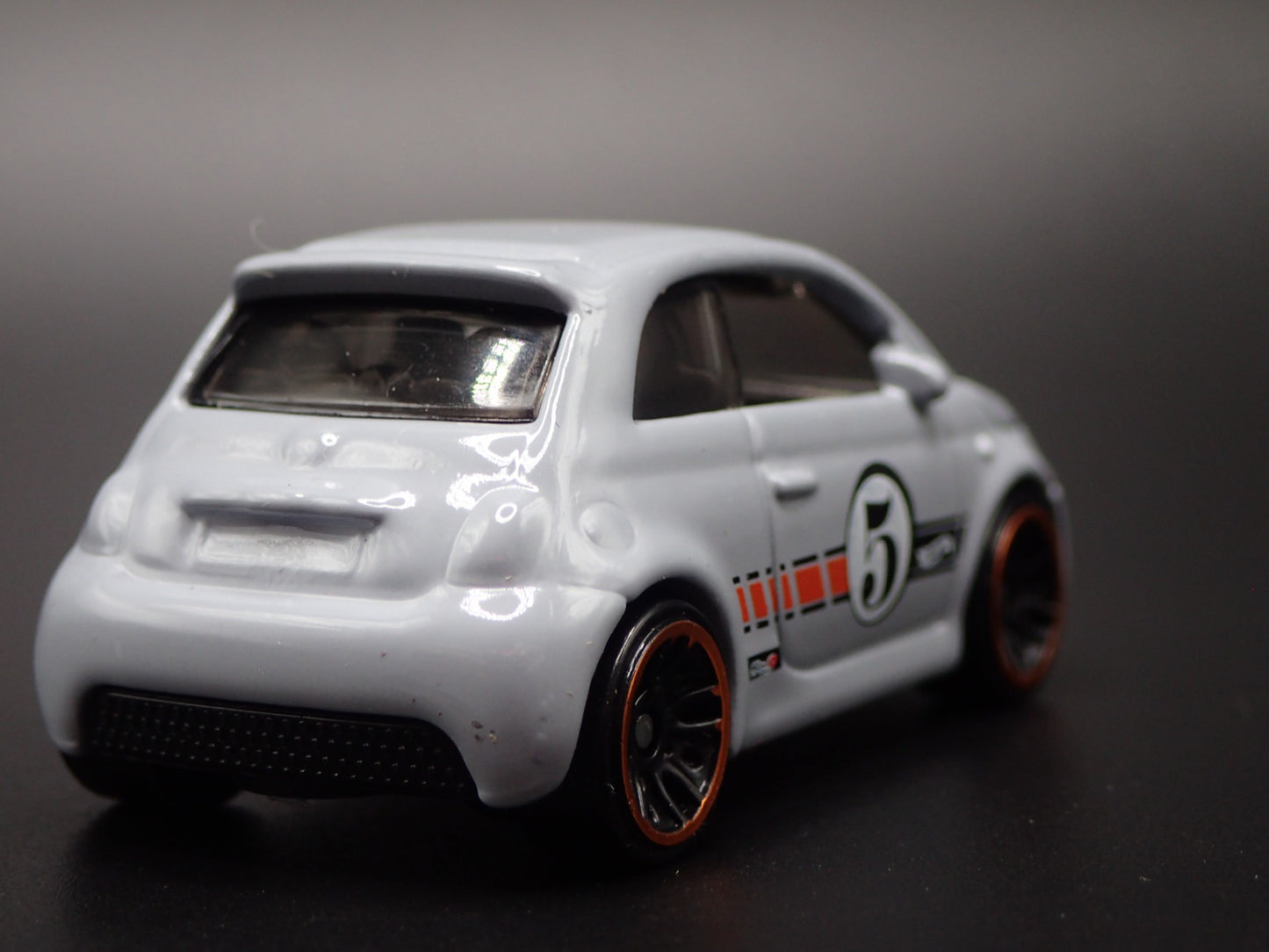 2020-2025 FIAT 500E 2 TWO DOOR GRAY 1/64 SCALE COLLECTIBLE DIECAST MODEL CAR