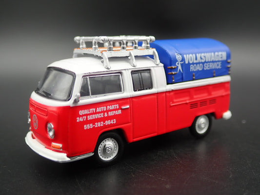 1967-1979 VW VOLKSWAGEN TYPE 2 DOUBLE CAB PICKUP 1/64 SCALE DIECAST MODEL CAR