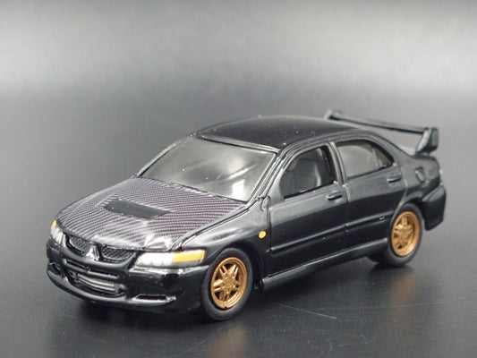 1999-2007 MITSUBISHI LANCER EVOLUTION EVO IV BLACK 1:64 SCALE DIECAST MODEL CAR