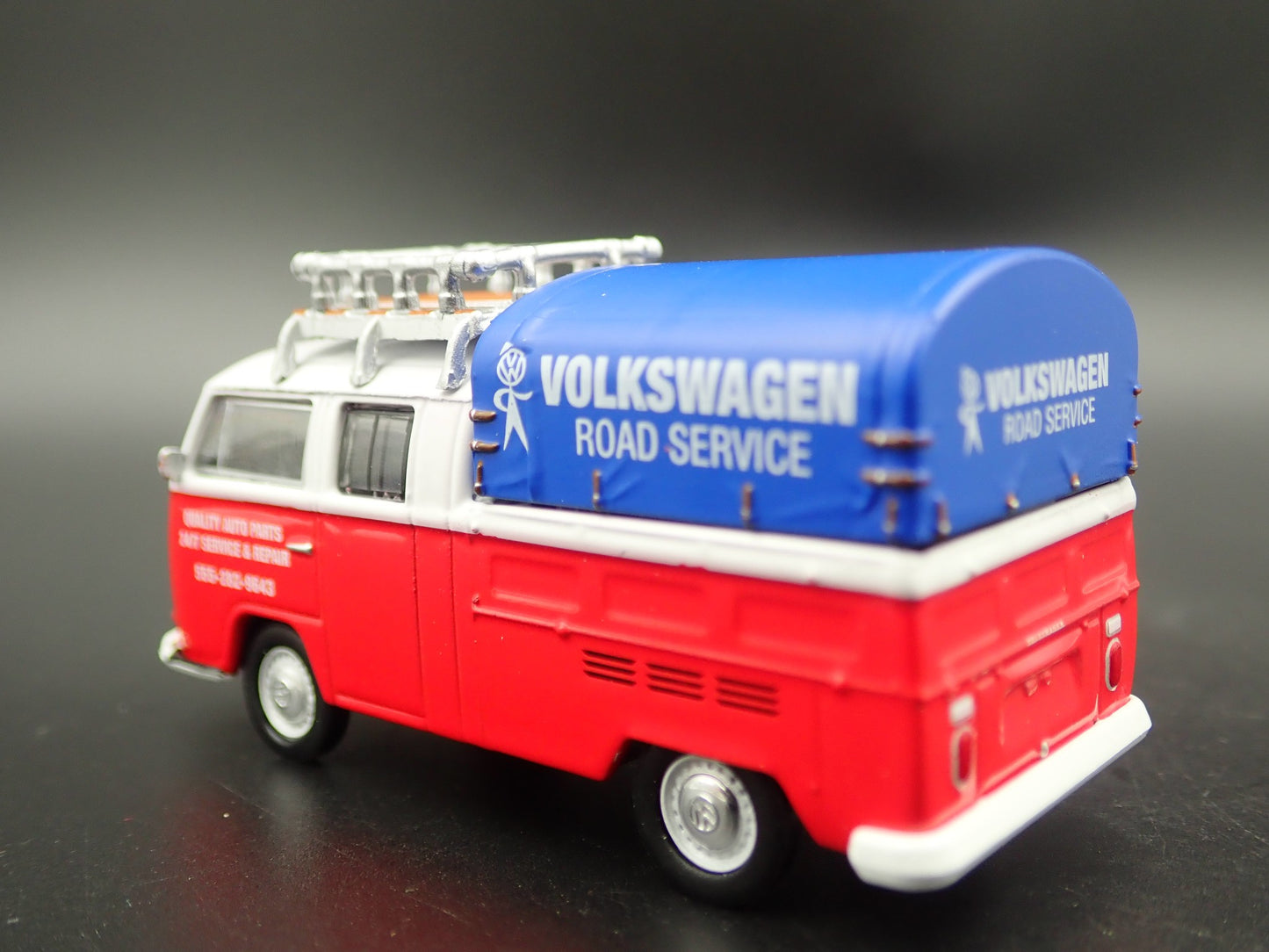 1967-1979 VW VOLKSWAGEN TYPE 2 DOUBLE CAB PICKUP 1/64 SCALE DIECAST MODEL CAR