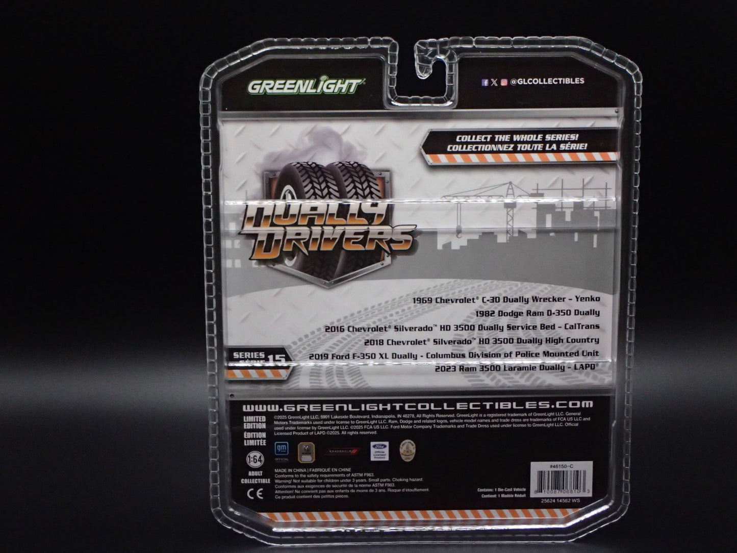 2025 GREENLIGHT RAW CHASE 2016 CHEVY SILVERADO HD 3500 CALTRAN DUALLY DRIVERS 15