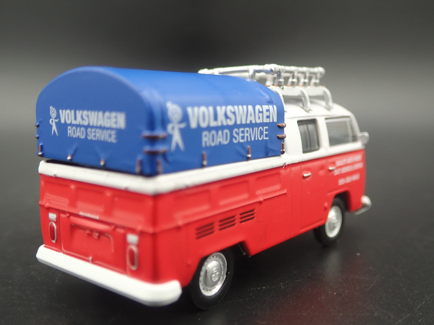1967-1979 VW VOLKSWAGEN TYPE 2 DOUBLE CAB PICKUP 1/64 SCALE DIECAST MODEL CAR