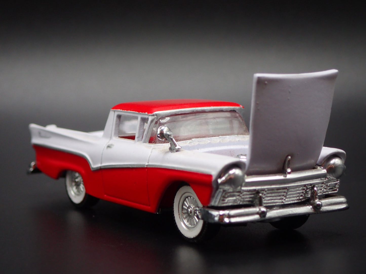 1957 57 FORD RANCHERO RED RARE 1:64 SCALE COLLECTIBLE DIORAMA DIECAST MODEL CAR