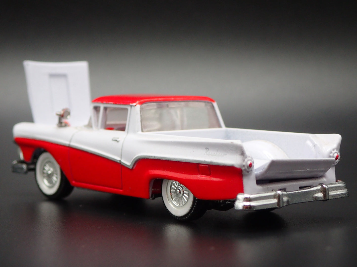 1957 57 FORD RANCHERO RED RARE 1:64 SCALE COLLECTIBLE DIORAMA DIECAST MODEL CAR