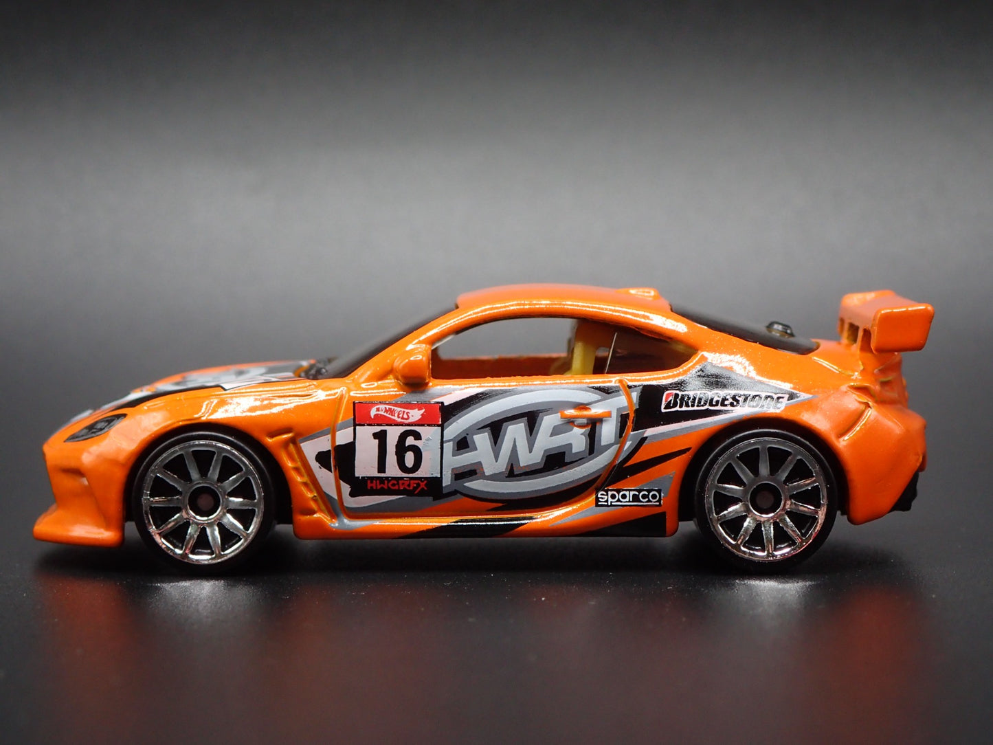 2021-2025 TOYOTA GR86 CUP RACE ORANGE 1/64 SCALE COLLECTIBLE DIECAST MODEL CAR
