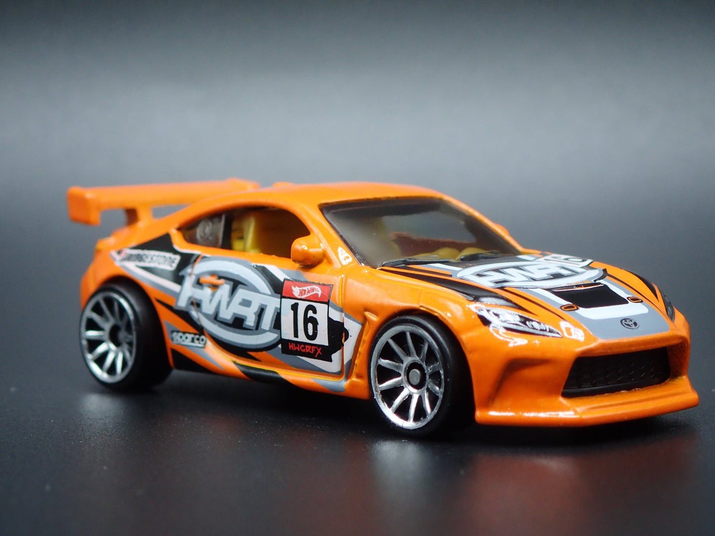 2021-2025 TOYOTA GR86 CUP RACE ORANGE 1/64 SCALE COLLECTIBLE DIECAST MODEL CAR