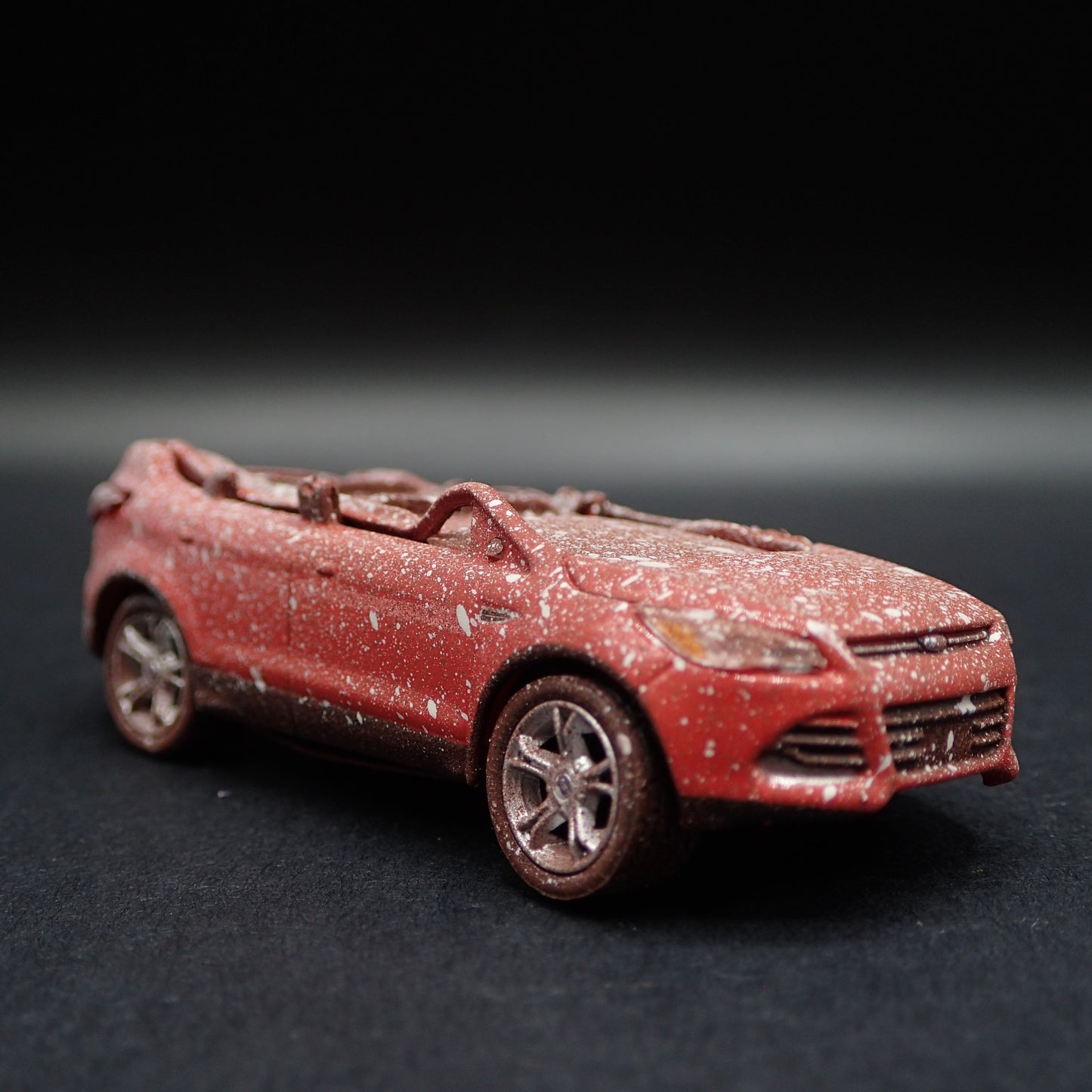 2013 13 FORD ESCAPE SUV ROLLOVER JUNKYARD 1:64 SCALE DIORAMA DIECAST MODEL CAR