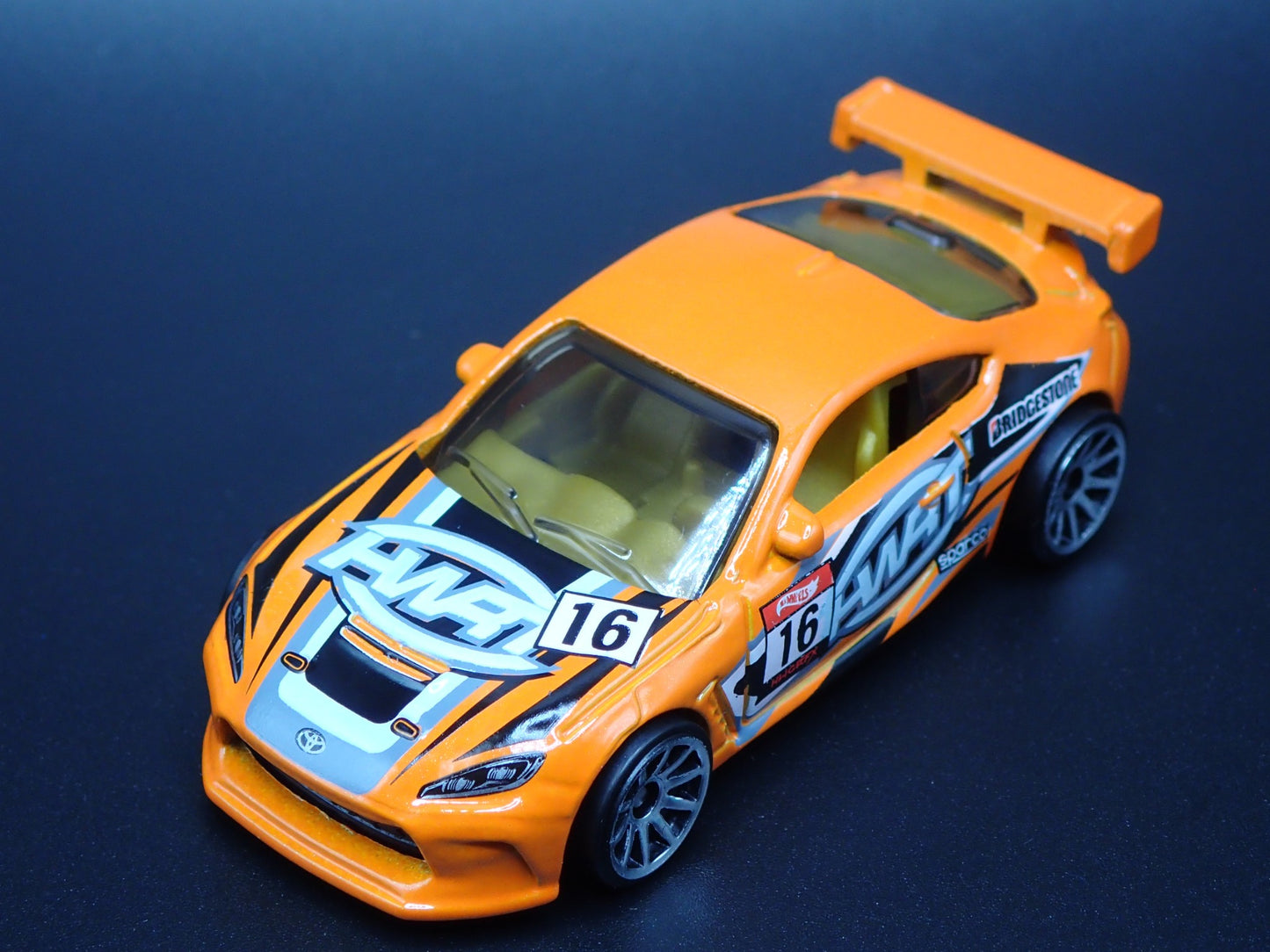 2021-2025 TOYOTA GR86 CUP RACE ORANGE 1/64 SCALE COLLECTIBLE DIECAST MODEL CAR