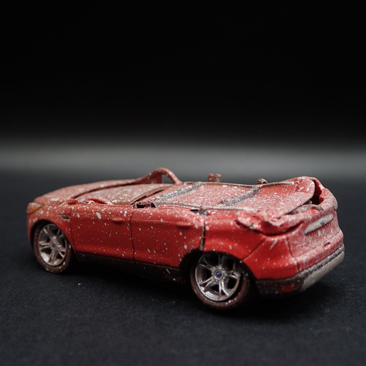 2013 13 FORD ESCAPE SUV ROLLOVER JUNKYARD 1:64 SCALE DIORAMA DIECAST MODEL CAR