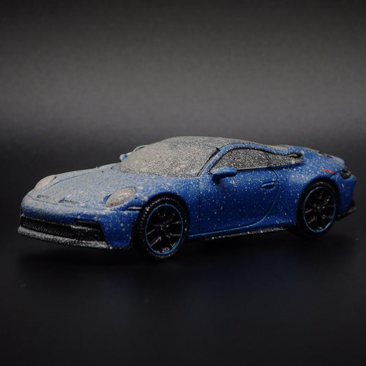 2018-2025 PORSCHE 911 GT3 ROLLOVER JUNKYARD 1:64 SCALE DIORAMA DIECAST MODEL CAR