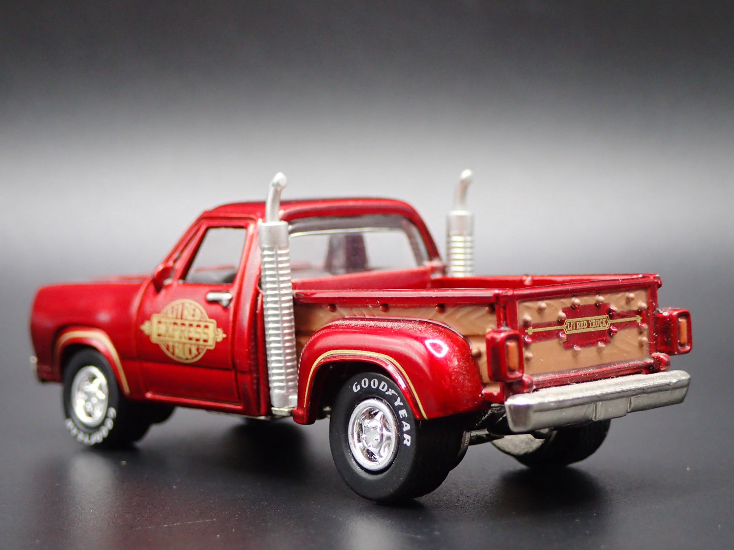 1978 78 DODGE WARLOCK PICKUP TRUCK LIL RED EXPRESS  1/64 SCALE DIECAST MODEL CAR