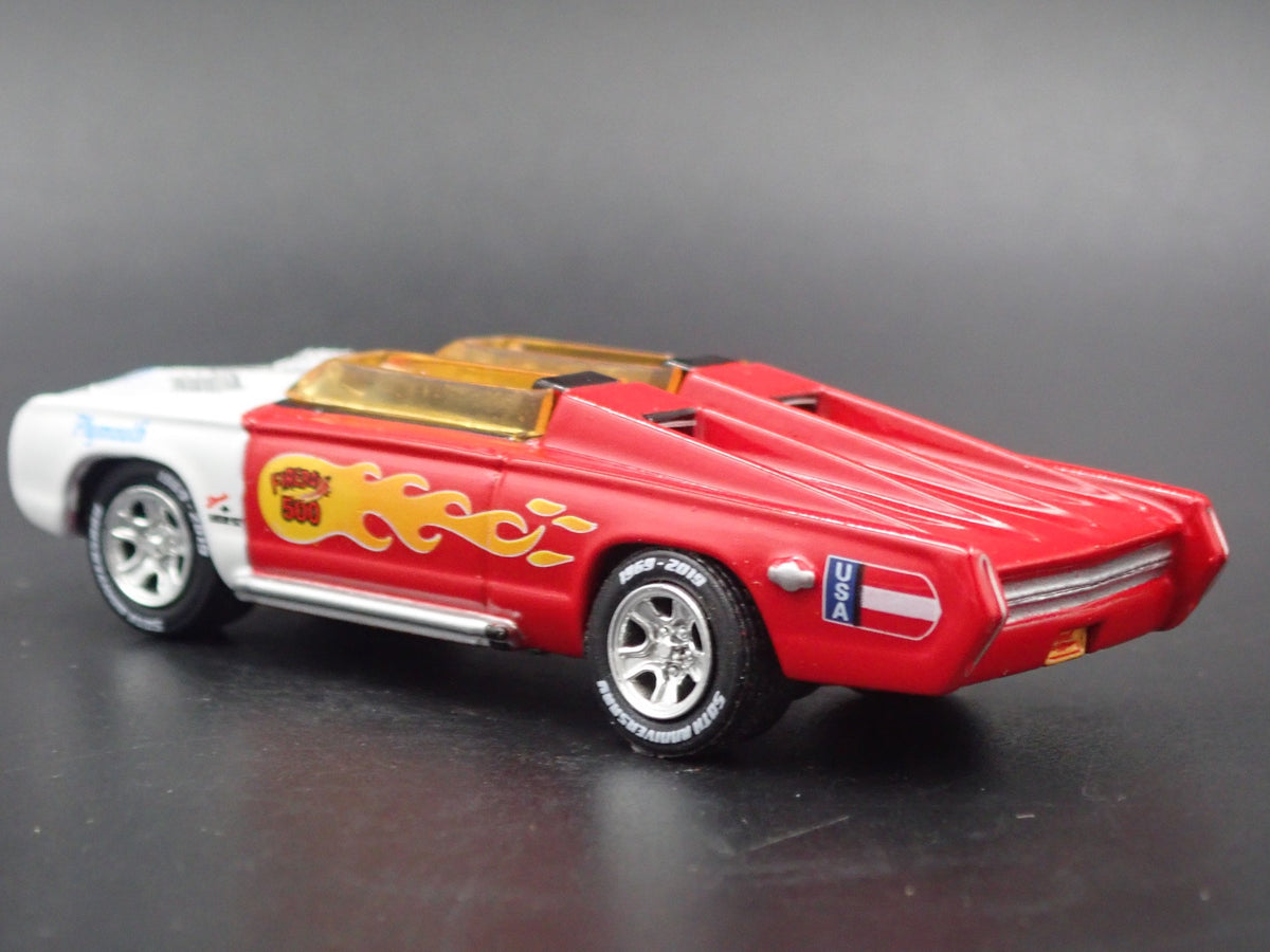 GEORGE BARRIS 1966 PLYMOUTH FIREBALL 500 CUDA RARE 1/64 SCALE DIECAST MODEL CAR-Burning Rubber Toy Company