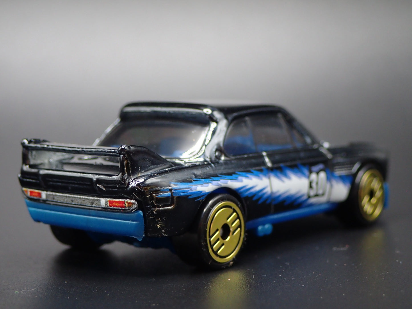 1973 73 BMW 3.0 CSL RACE CAR BLUE 1:64 SCALE COLLECTIBLE DIECAST MODEL CAR