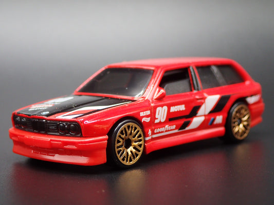 1986-1991 BMW M3 E30 STATION WAGON RED 1:64 SCALE COLLECTIBLE DIECAST MODEL CAR