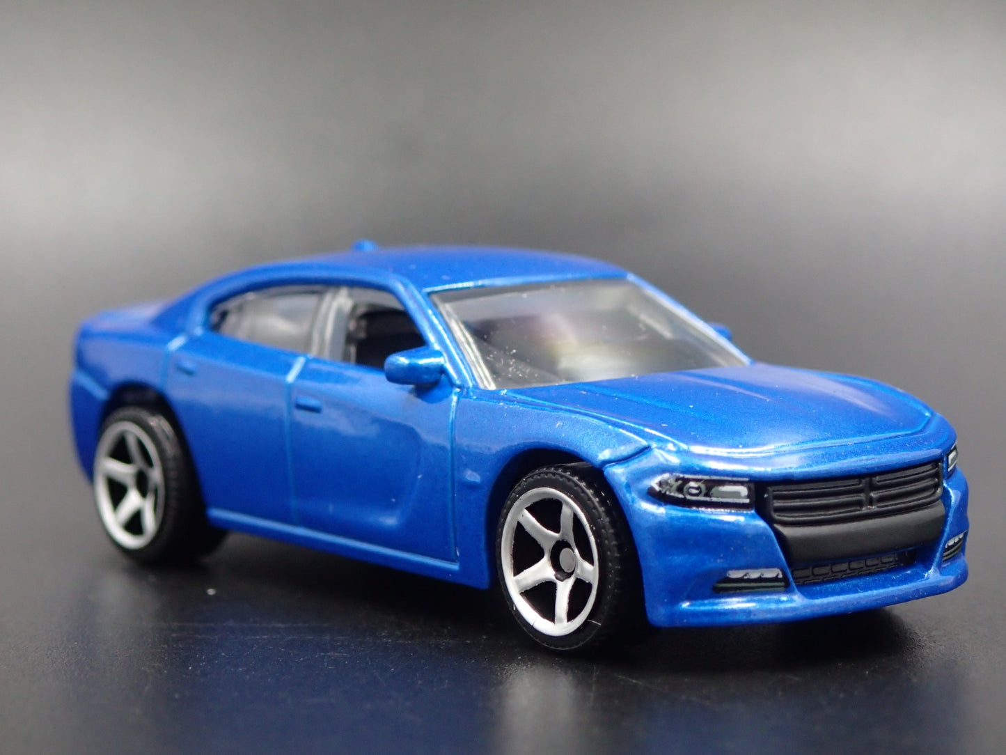 2011-2023 DODGE CHARGER BLUE 1:64 SCALE COLLECTIBLE DIORAMA DIECAST MODEL CAR