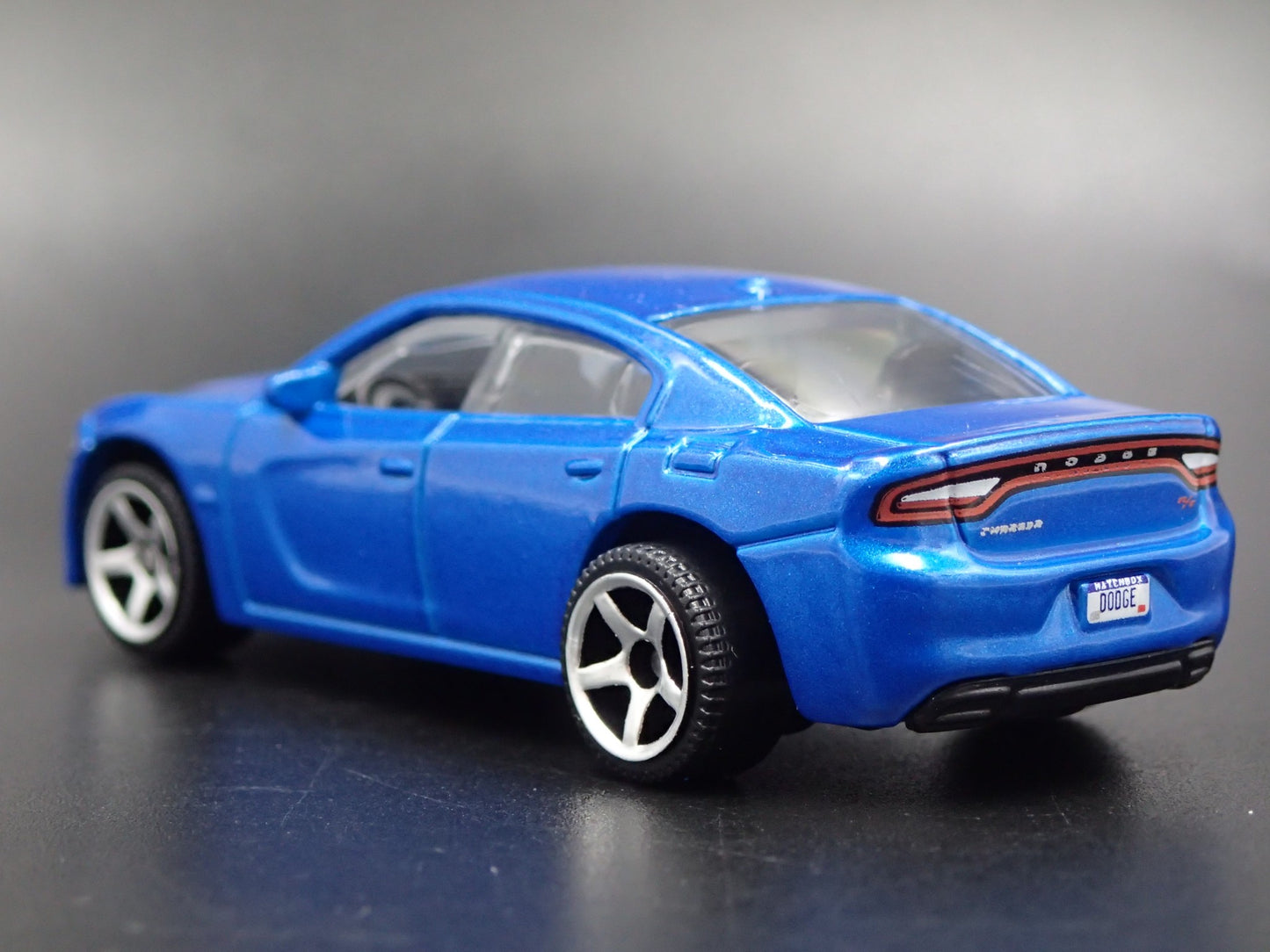 2011-2023 DODGE CHARGER BLUE 1:64 SCALE COLLECTIBLE DIORAMA DIECAST MODEL CAR