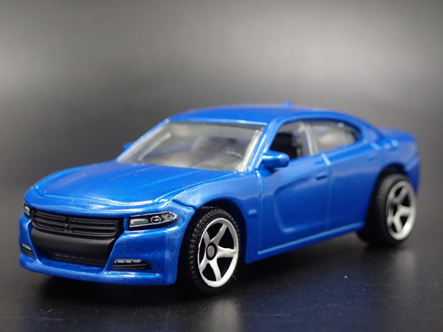 2011-2023 DODGE CHARGER BLUE 1:64 SCALE COLLECTIBLE DIORAMA DIECAST MODEL CAR