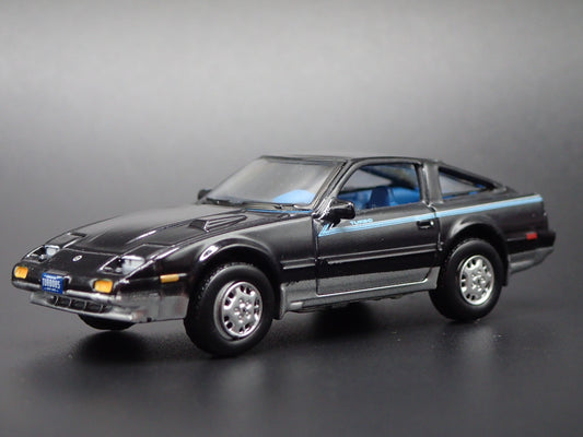 1983-1989 NISSAN 300ZX BLACK 1:64 SCALE COLLECTIBLE DIORAMA DIECAST MODEL CAR