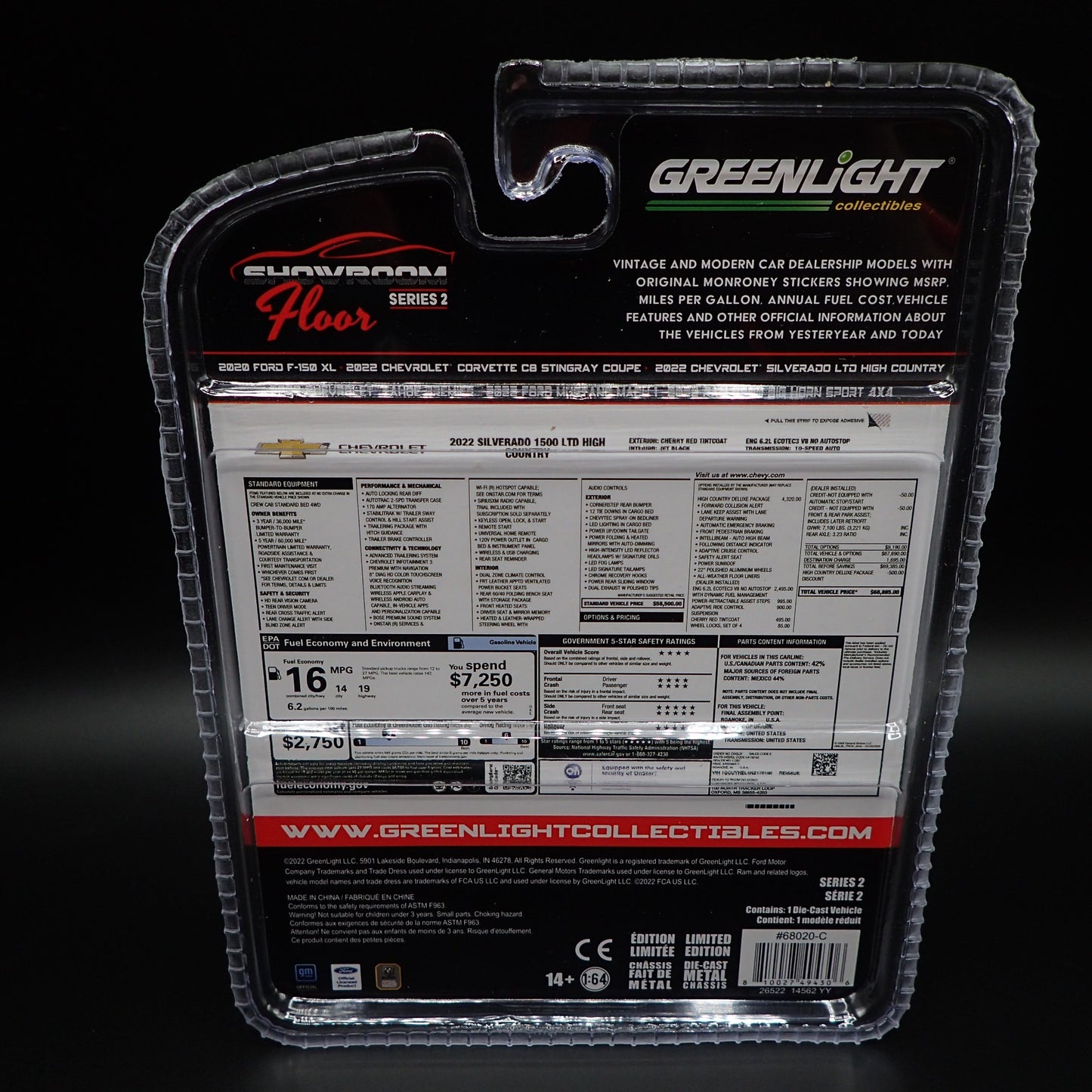 2022 GREENLIGHT GREEN MACHINE 2022 CHEVY SILVERADO LTD COUNTRY SHOWROOM FLOOR 2