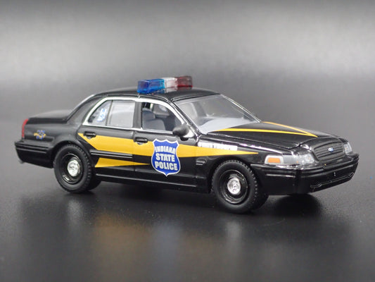 2008 08 FORD CROWN VICTORIA INDIANA STATE POLICE 1:64 SCALE DIECAST MODEL CAR