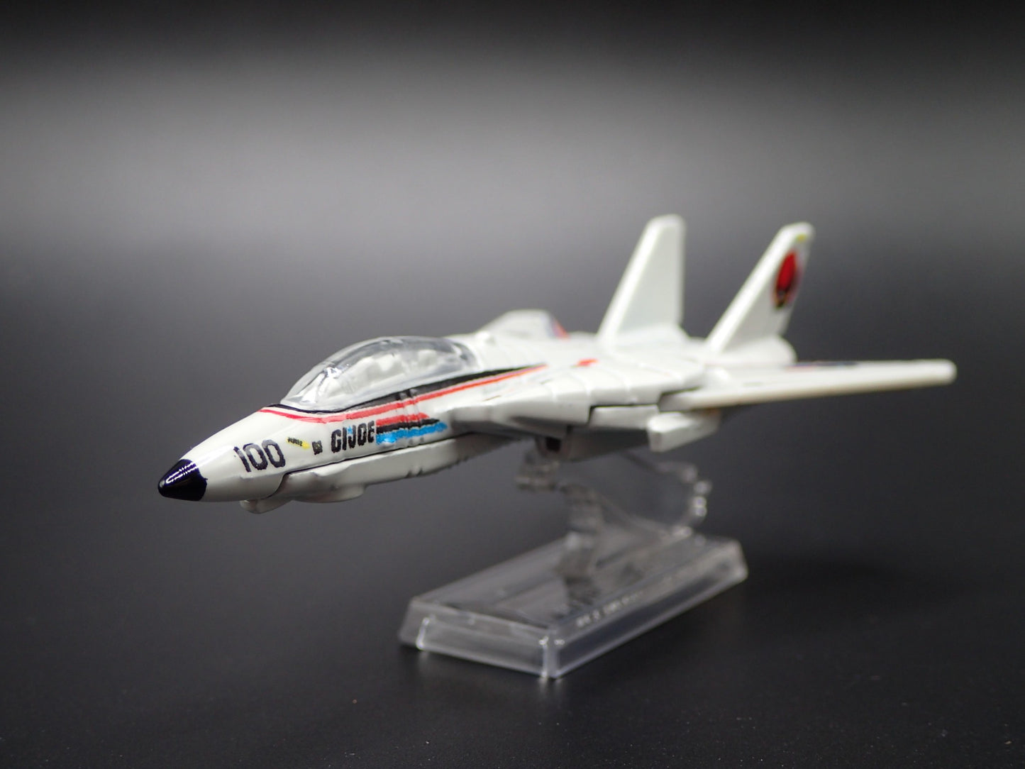 GRUMAN F-14 TOMCAT GI JOE FIGHTER JET RARE 1/64 SCALE DIORAMA DIECAST MODEL CAR