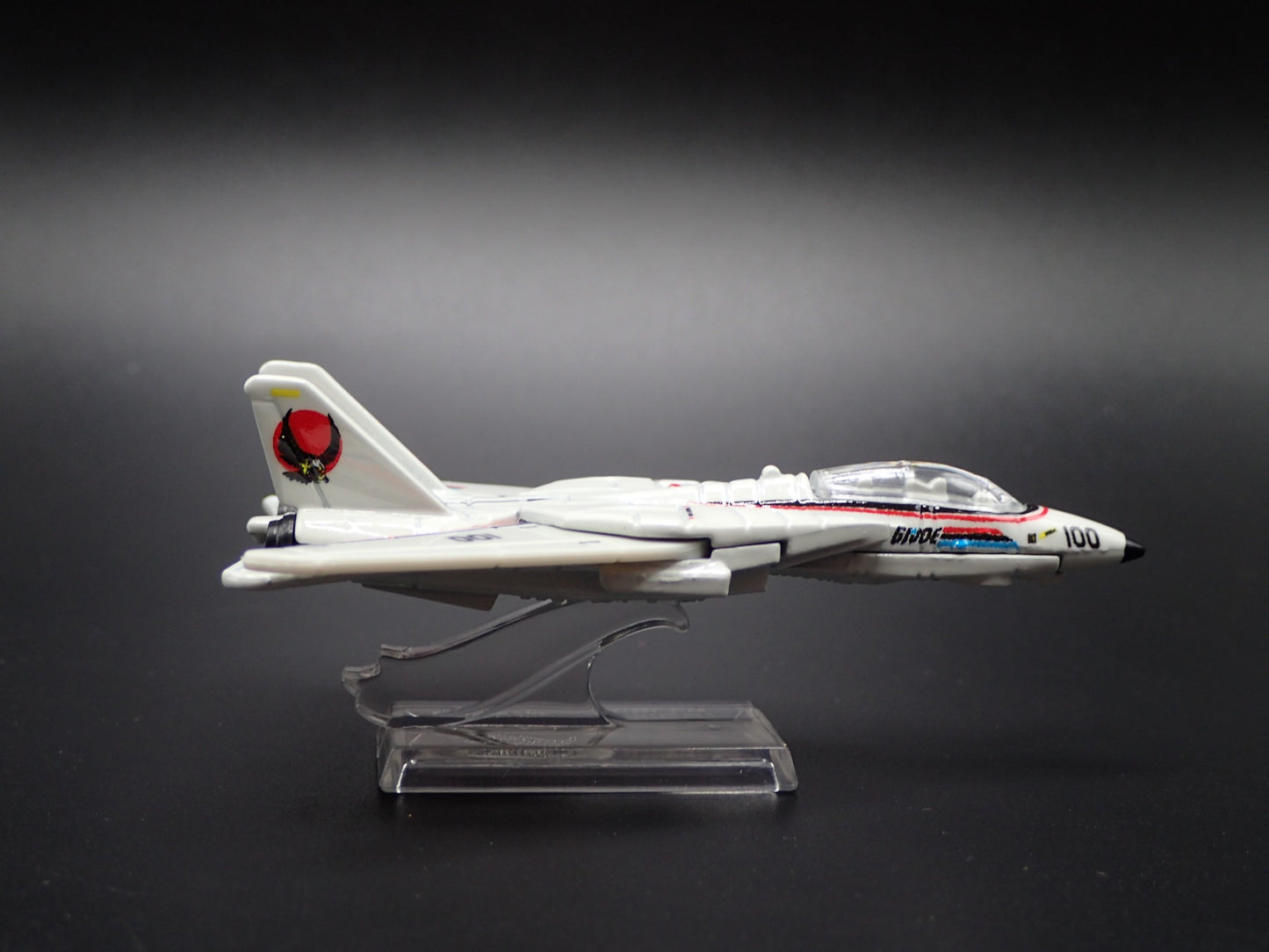 GRUMAN F-14 TOMCAT GI JOE FIGHTER JET RARE 1/64 SCALE DIORAMA DIECAST MODEL CAR