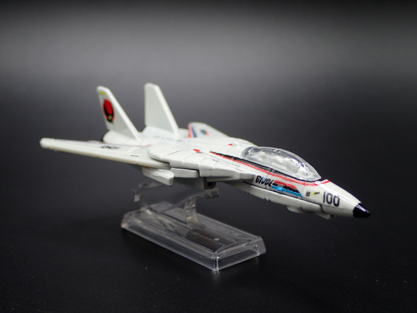 GRUMAN F-14 TOMCAT GI JOE FIGHTER JET RARE 1/64 SCALE DIORAMA DIECAST MODEL CAR