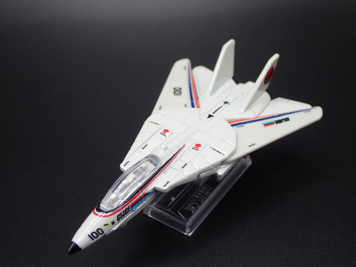 GRUMAN F-14 TOMCAT GI JOE FIGHTER JET RARE 1/64 SCALE DIORAMA DIECAST MODEL CAR