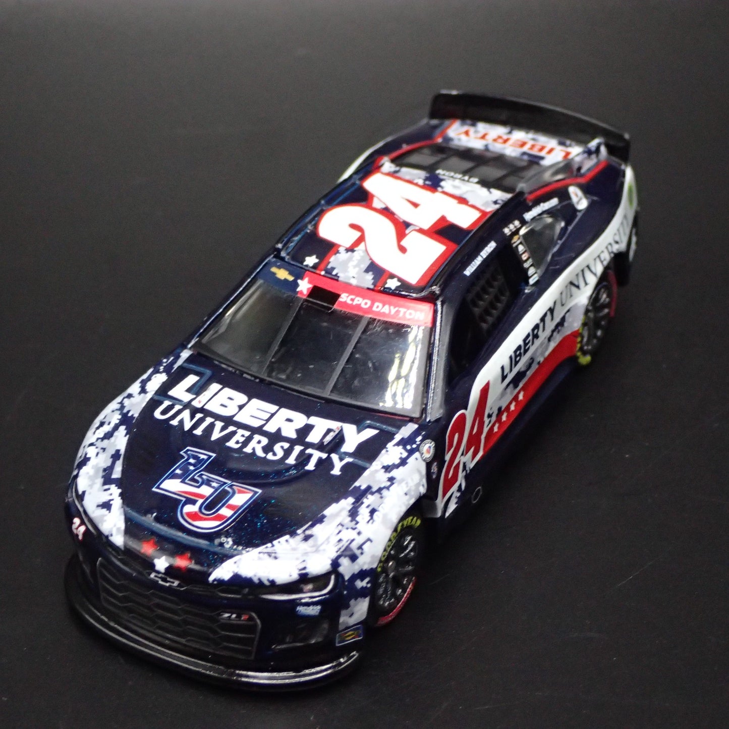 2023 CHEVY CAMARO ZL1 #24 WILLIAM BYRON LIBERTY U NASCAR 1:64 DIECAST MODEL CAR