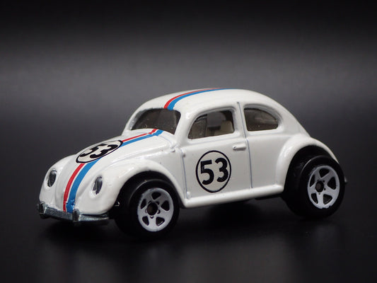 VW VOLKSWAGEN BEETLE HERBIE THE LOVE BUG 1:64 SCALE DIORAMA DIECAST MODEL CAR