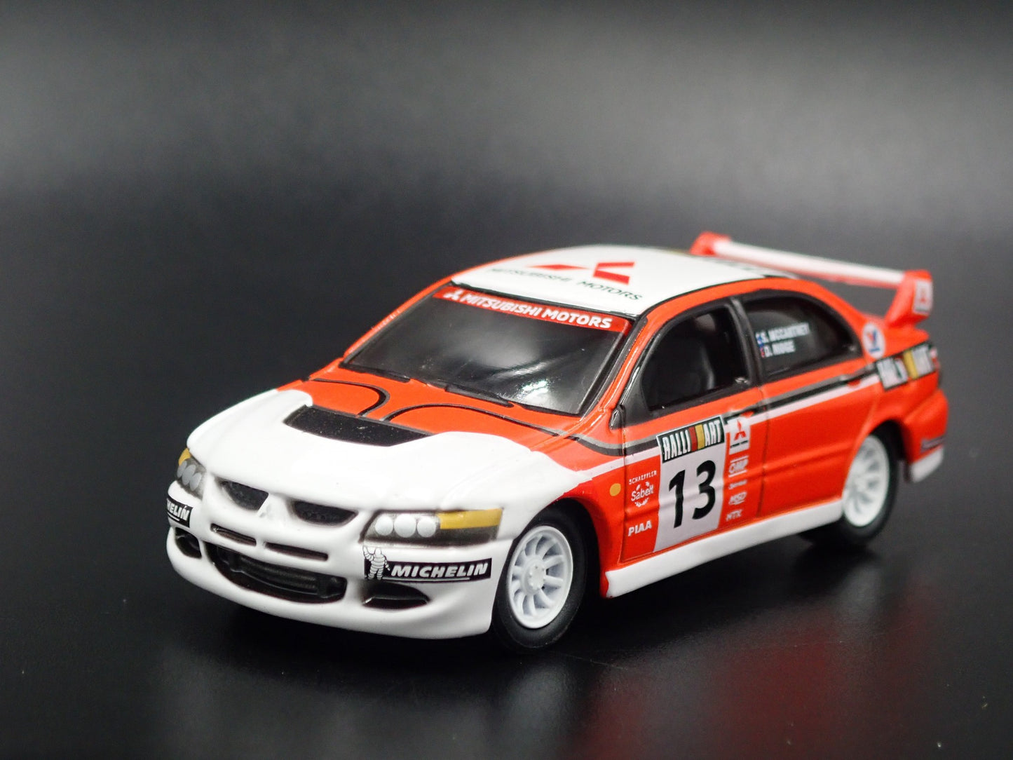 1999-2007 MITSUBISHI LANCER EVOLUTION EVO IV RED 1:64 SCALE DIECAST MODEL CAR