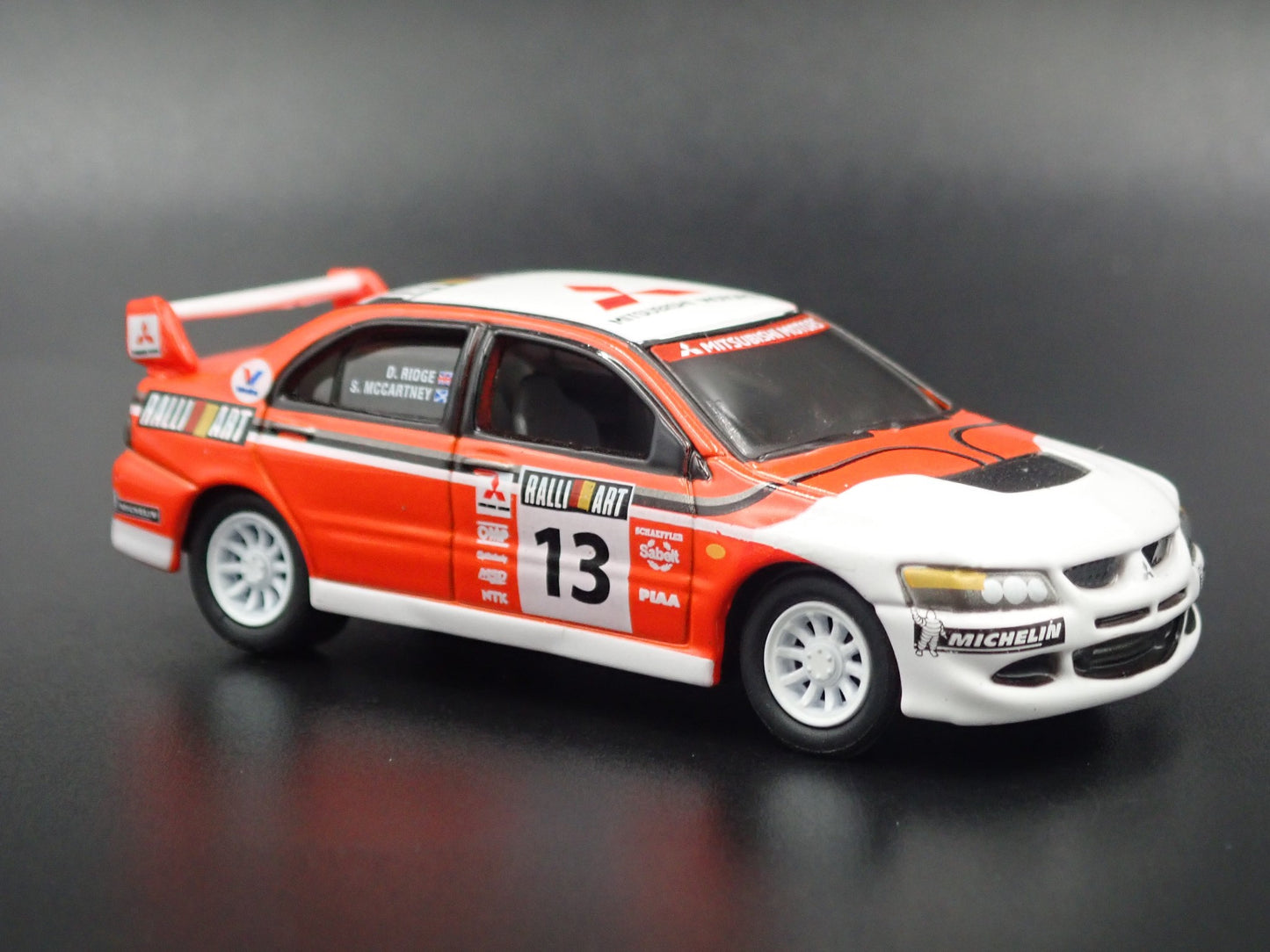 1999-2007 MITSUBISHI LANCER EVOLUTION EVO IV RED 1:64 SCALE DIECAST MODEL CAR