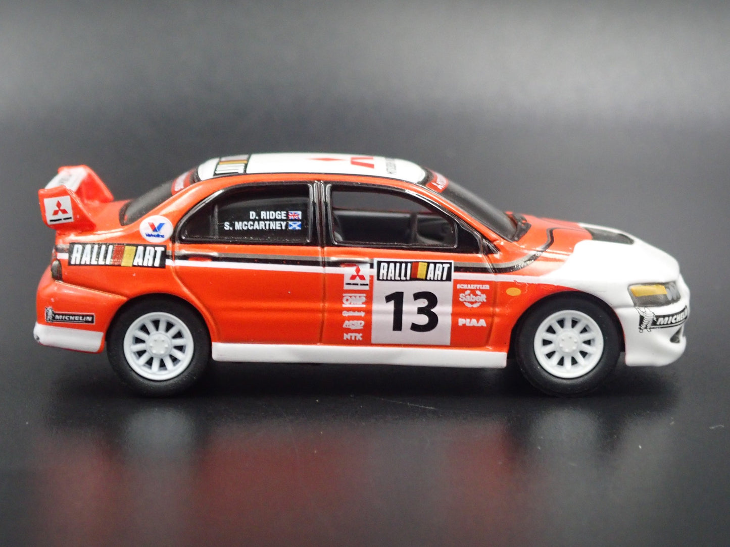 1999-2007 MITSUBISHI LANCER EVOLUTION EVO IV RED 1:64 SCALE DIECAST MODEL CAR