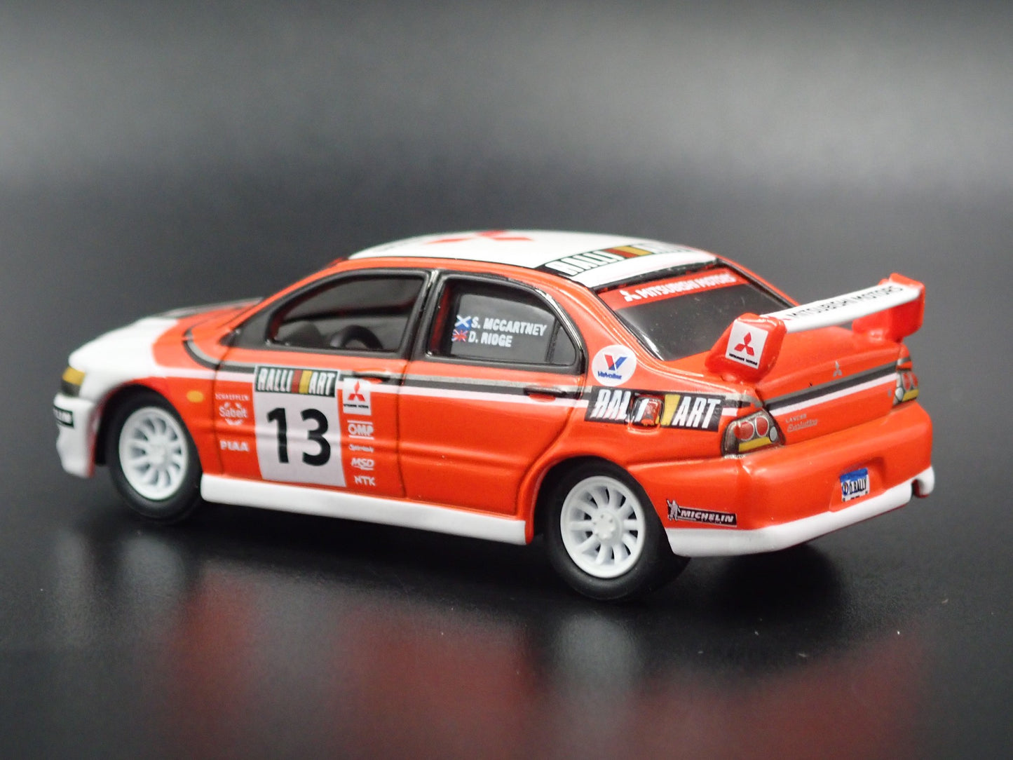1999-2007 MITSUBISHI LANCER EVOLUTION EVO IV RED 1:64 SCALE DIECAST MODEL CAR