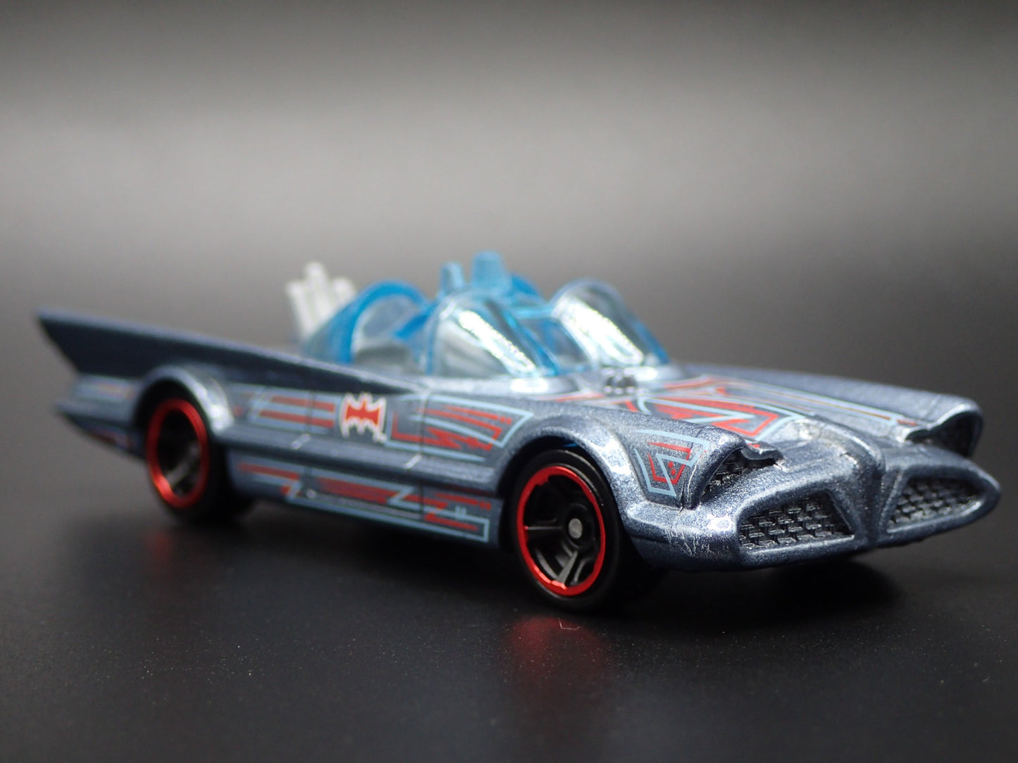 1966 66 BATMAN BATMOBILE ADAM WEST RARE 1/64 SCALE COLLECTIBLE DIECAST MODEL CAR