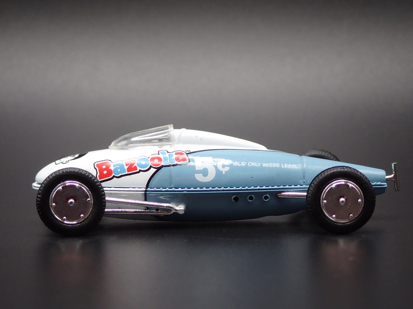 VINTAGE RACING 1938-1950 BELLY TANKER RACER BAZOOKA 1/64 SCALE DIECAST MODEL CAR