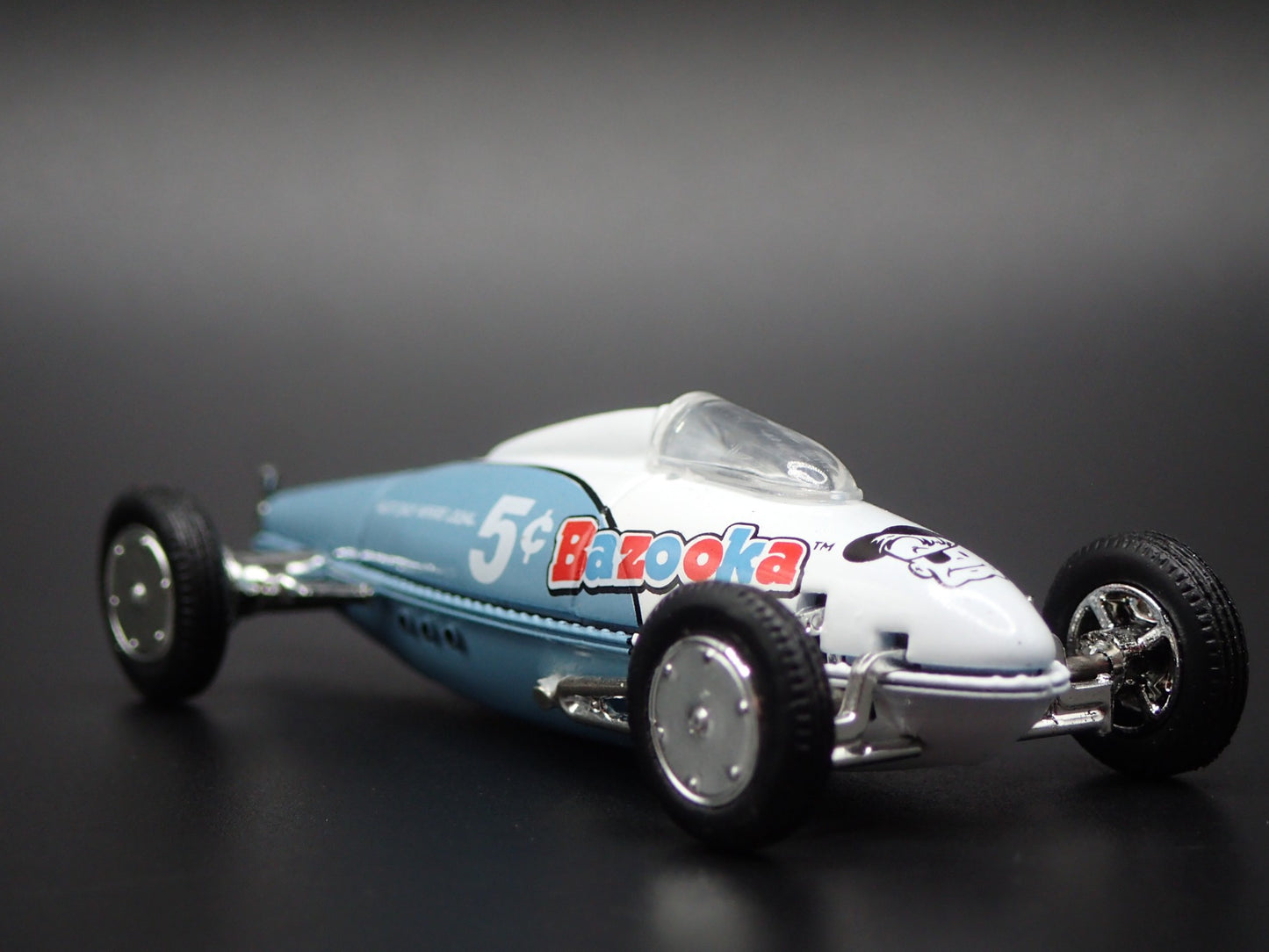 VINTAGE RACING 1938-1950 BELLY TANKER RACER BAZOOKA 1/64 SCALE DIECAST MODEL CAR