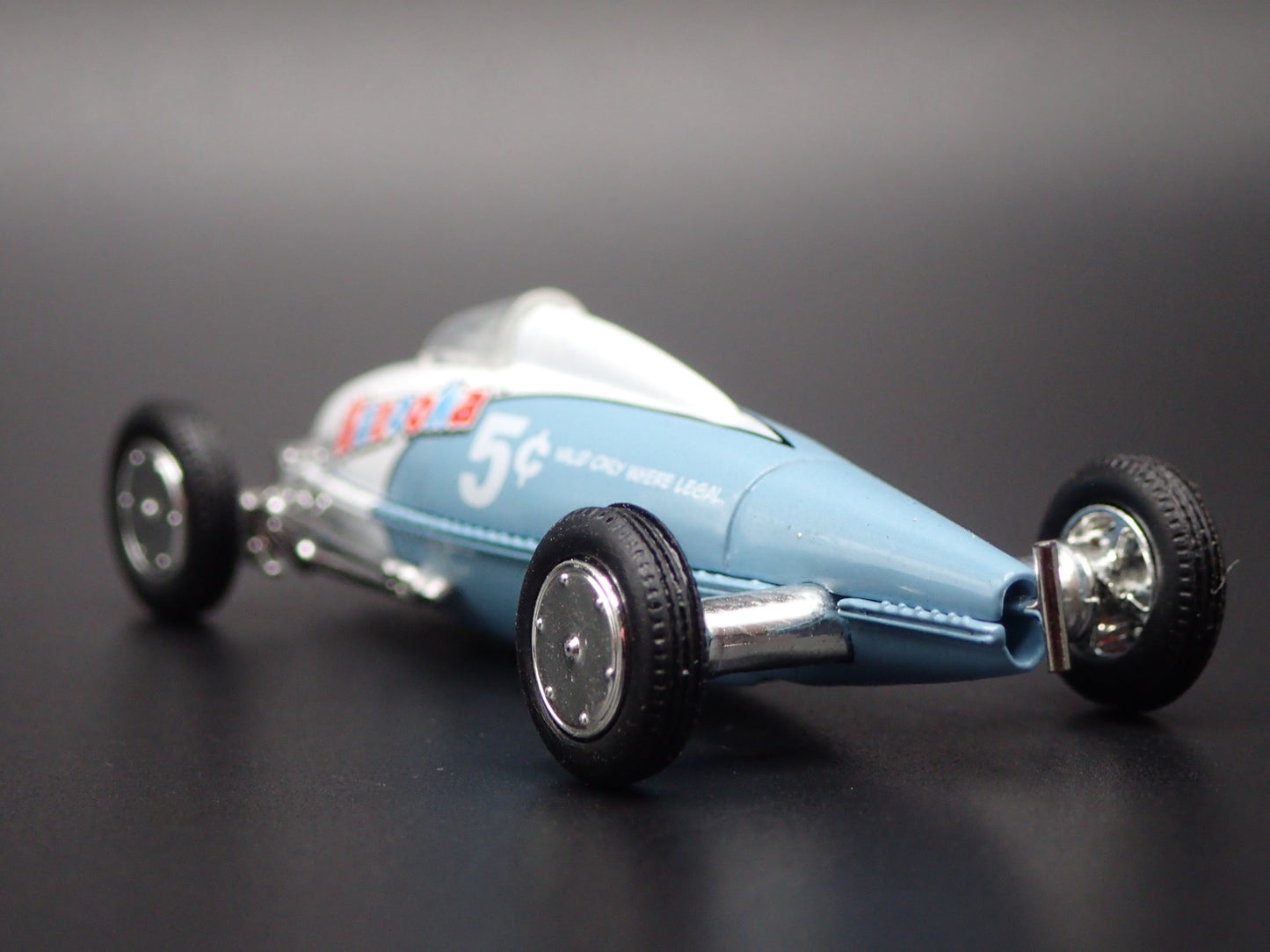 VINTAGE RACING 1938-1950 BELLY TANKER RACER BAZOOKA 1/64 SCALE DIECAST MODEL CAR