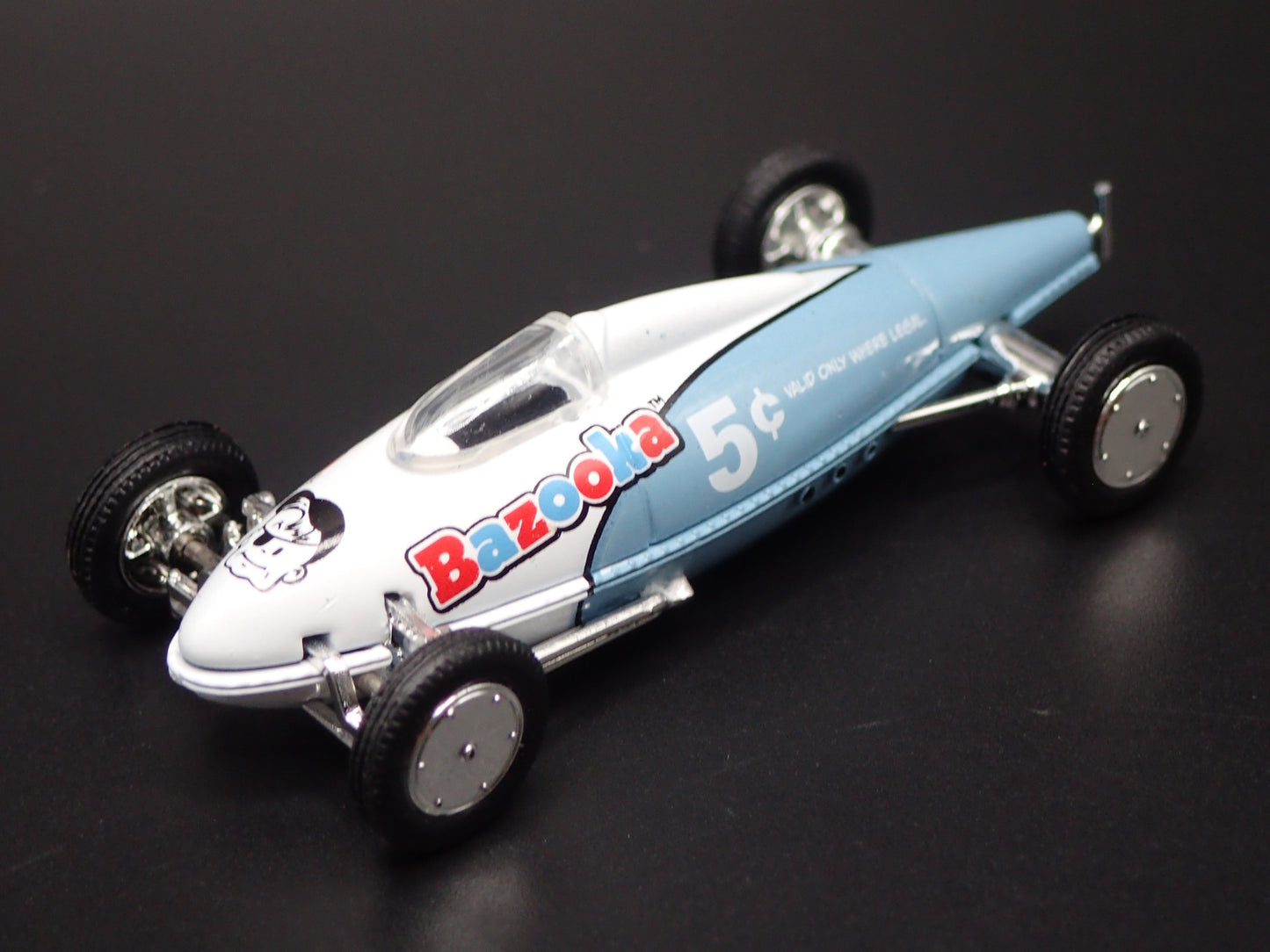 VINTAGE RACING 1938-1950 BELLY TANKER RACER BAZOOKA 1/64 SCALE DIECAST MODEL CAR