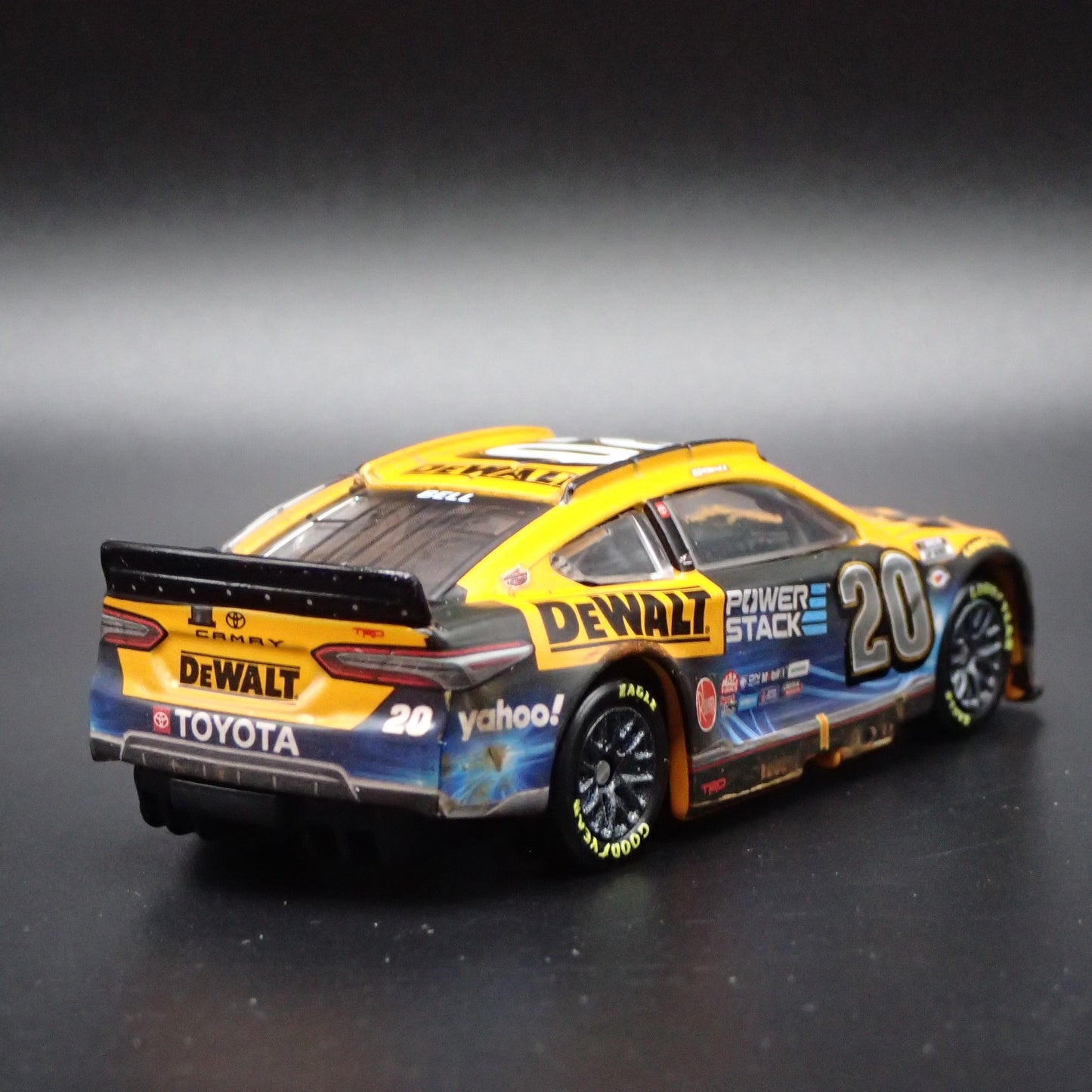 2023 TOYOTA CAMRY 20 CHRISTOPHER BELL DEWALT WIN NASCAR 1:64 DIECAST MODEL CAR