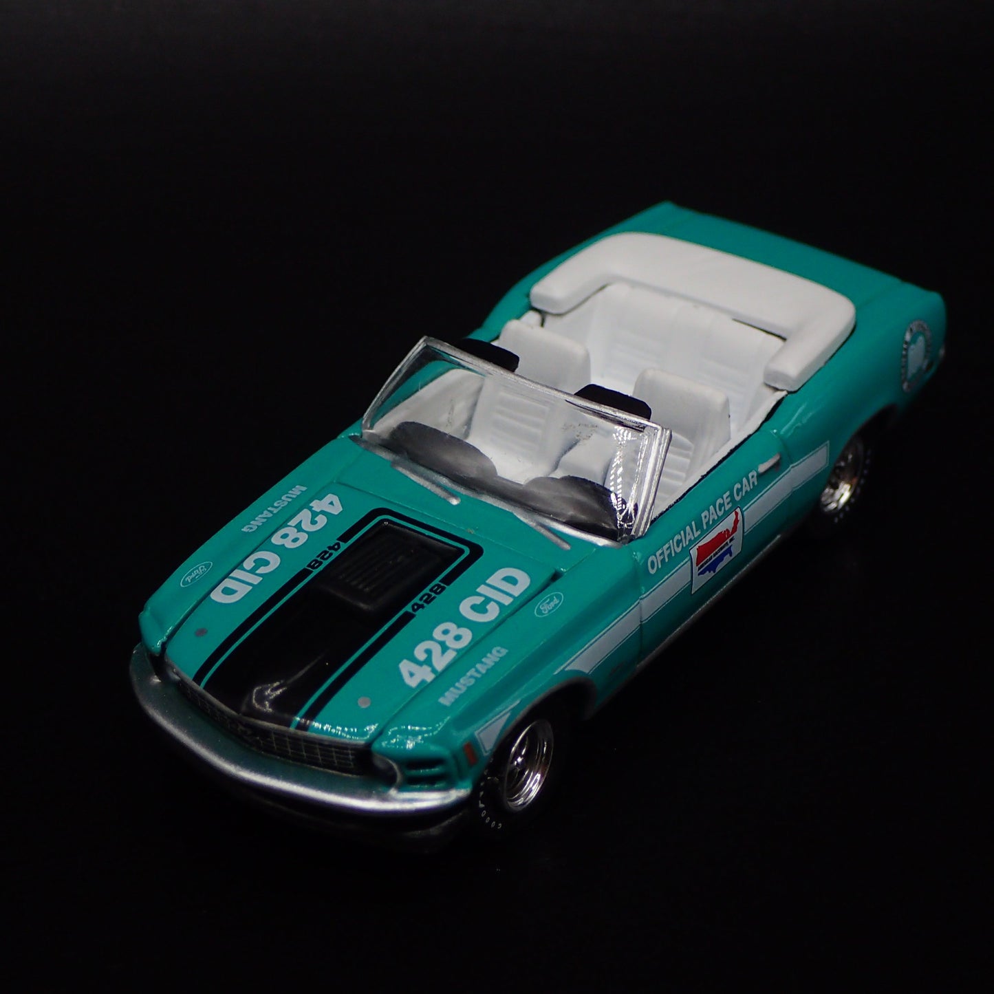 1970 FORD MUSTANG MICHIGAN INTL SPEEDWAY PACE CAR 1:64 SCALE DIECAST MODEL CAR