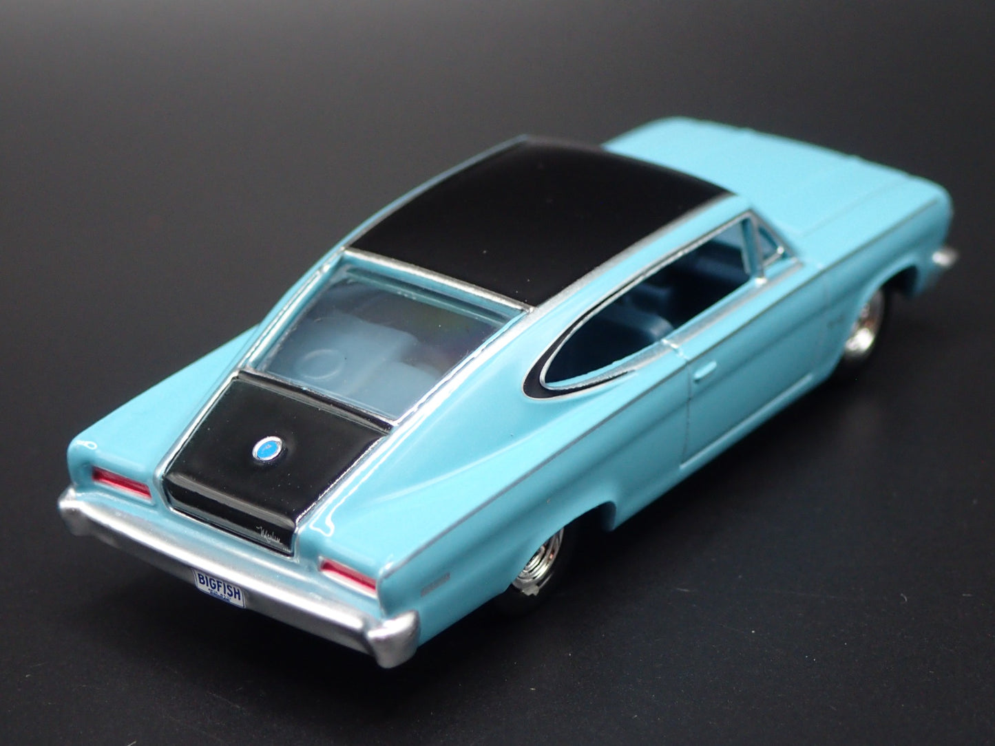 1966 66 AMC RAMBLER MARLIN TEAL 1:64 SCALE COLLECTIBLE DIORAMA DIECAST MODEL CAR