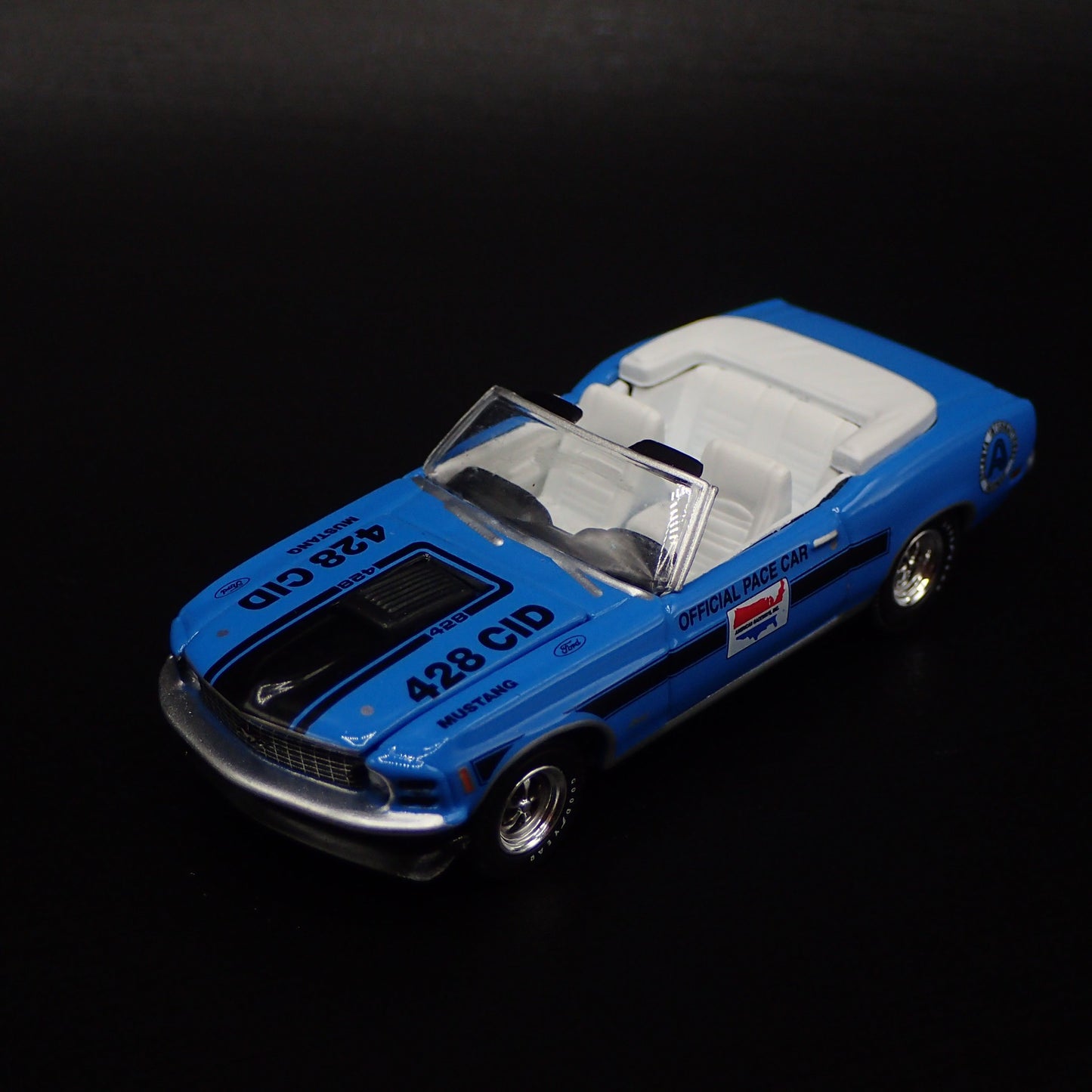 1970 70 FORD MUSTANG ATLANTA INTL SPEEDWAY PACE CAR 1:64 SCALE DIECAST MODEL CAR